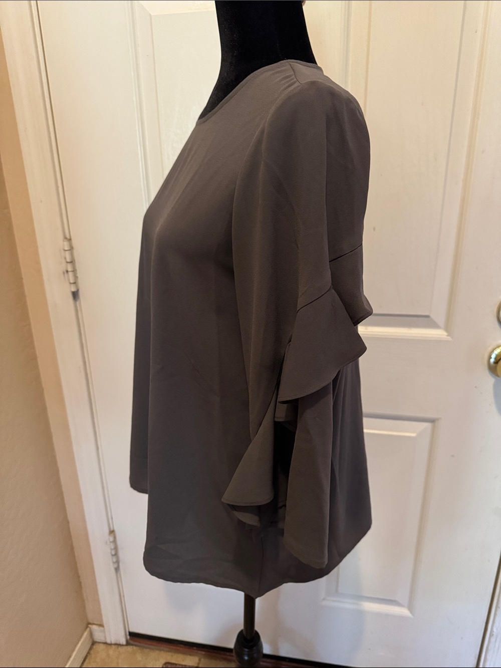 Alfani Ruffle-Sleeve Blouse - Picture 3 of 8